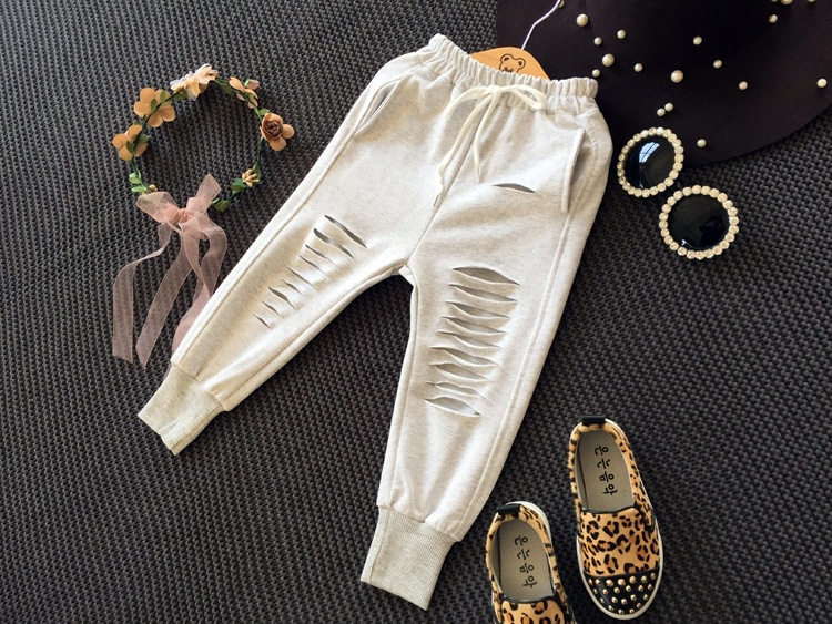 Pantalon fille en coton - Ref 2063247 Image 3