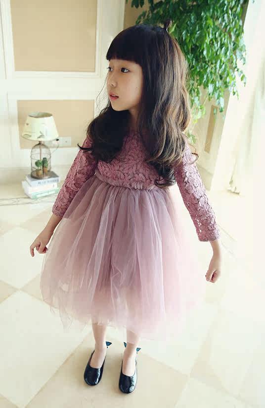 Robe enfant en mélange - Ref 2043548 Image 4