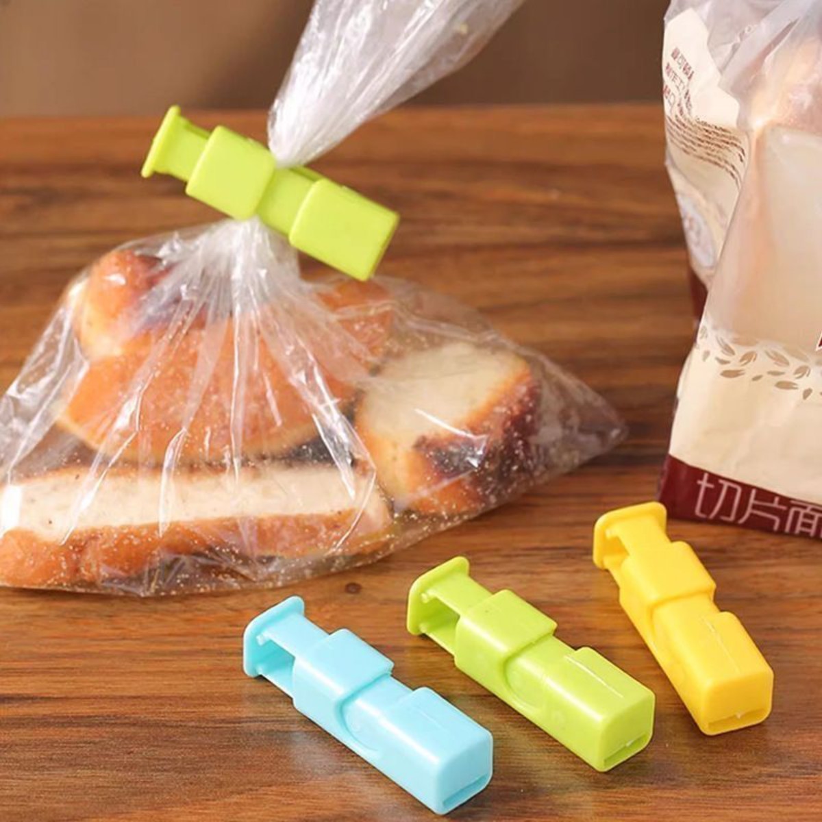 食品级加厚开袋密封夹图片