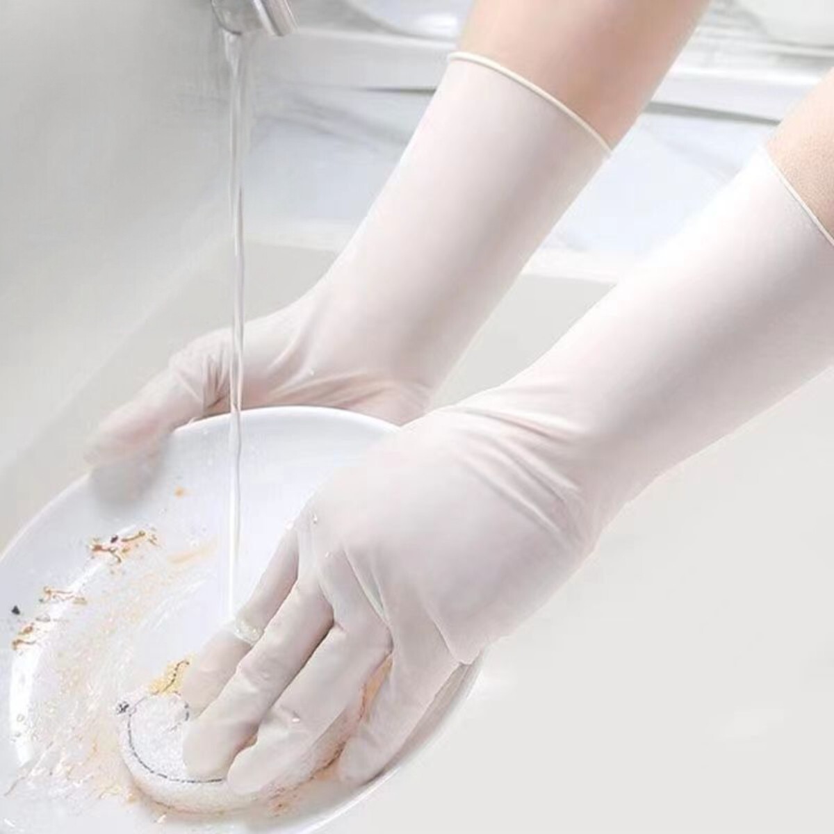 食品级丁腈一次性手套防水加长