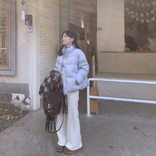 PERRY自制小个子泡芙简约羽绒服150xxs