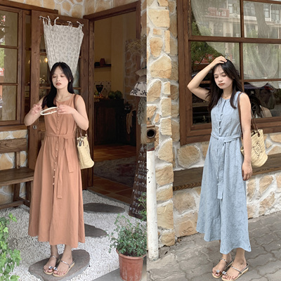 PERRY自制小个子气质显高显瘦长裙小码150xxs