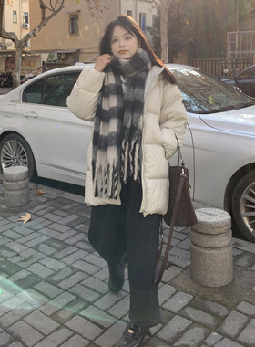 PERRY自制小个子宽松中长款羽绒的