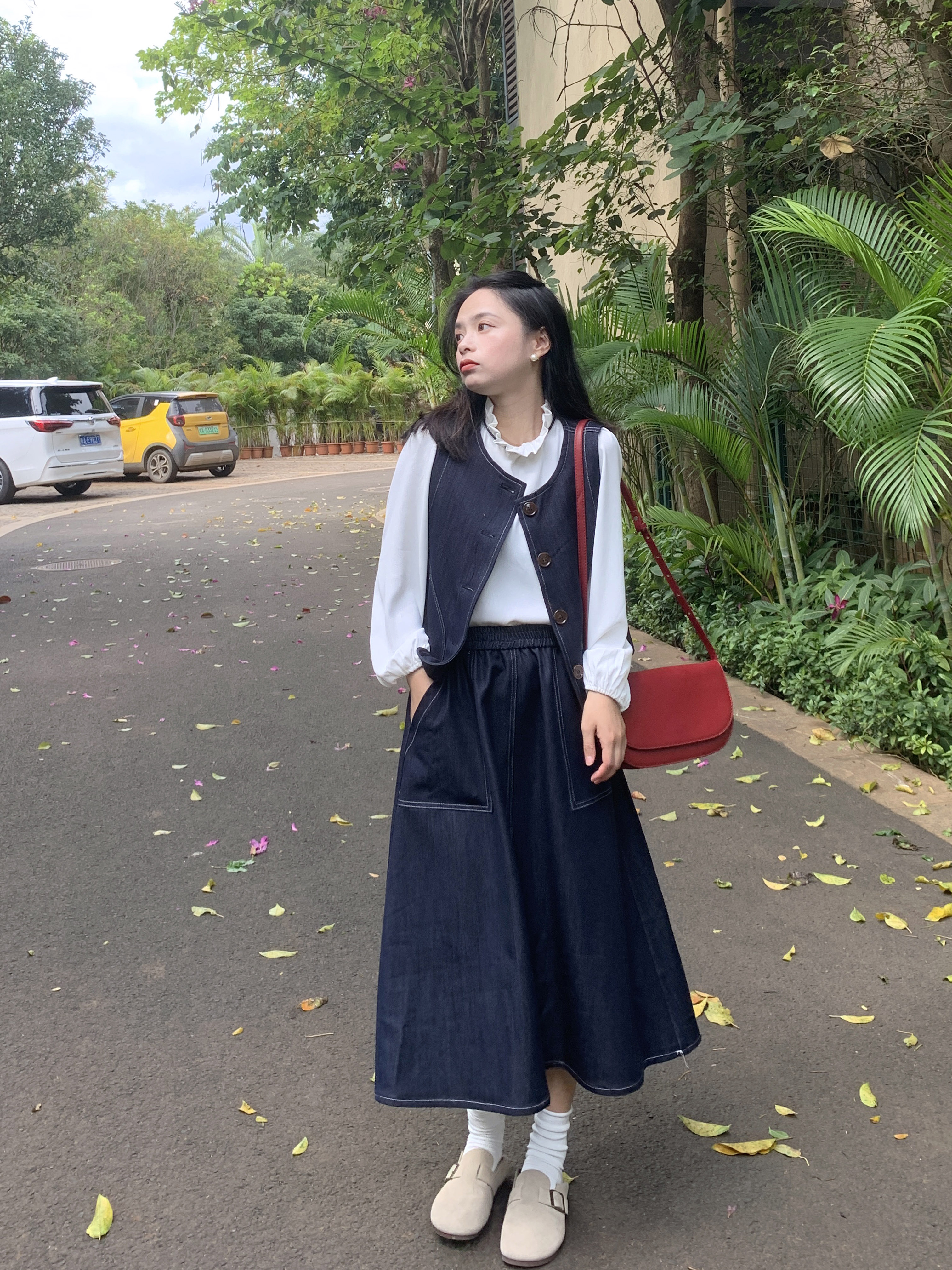 PERRY2023牛仔小个子套装