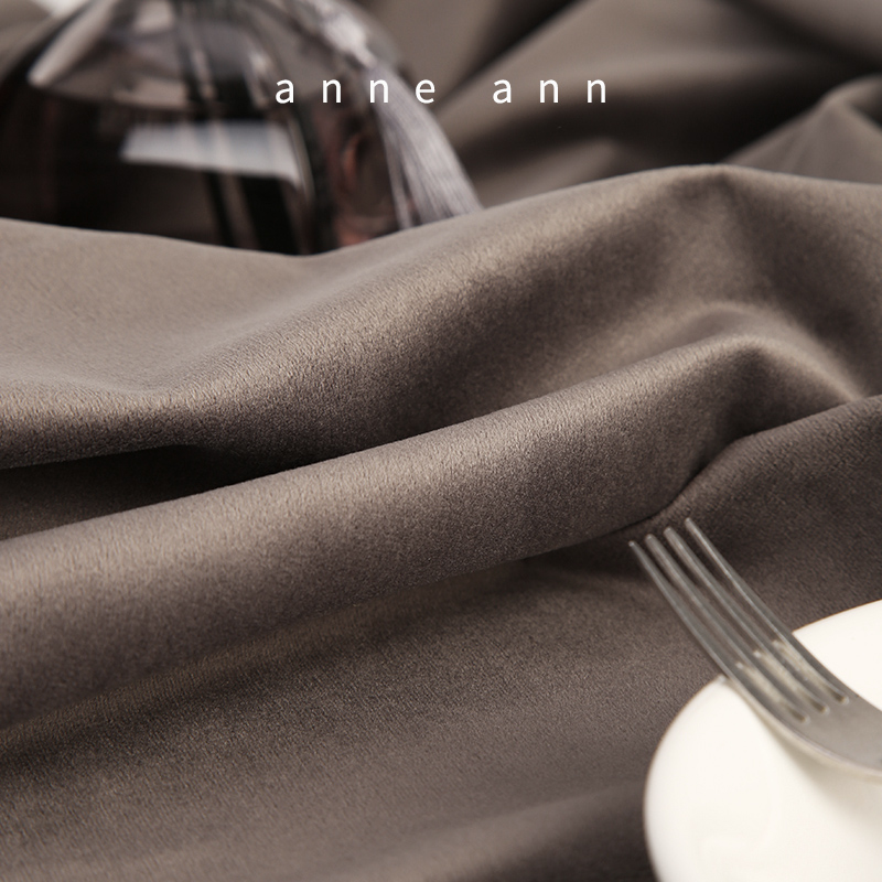 美式轻奢丝绒桌布现代天鹅绒台布ins风北欧纯色防烫盖巾装饰挂布