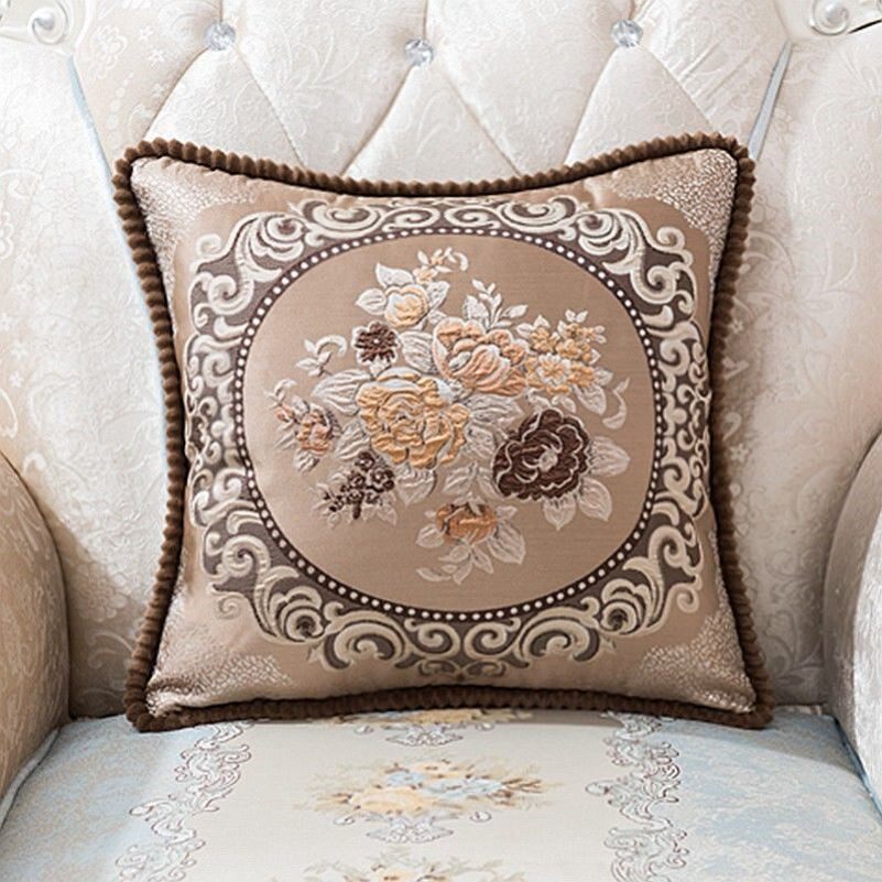 欧式沙发抱枕客厅床头护腰靠垫抱枕套不含芯床上靠枕睡觉高端靠背