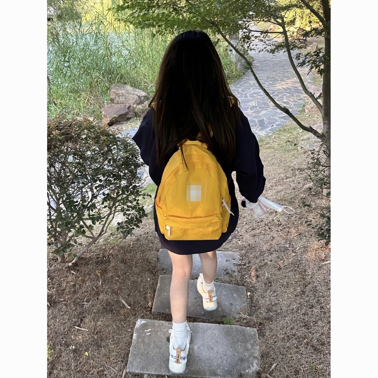 春游日系轻便小号双肩背包书包学生轻便超轻双肩包小号旅行登山包
