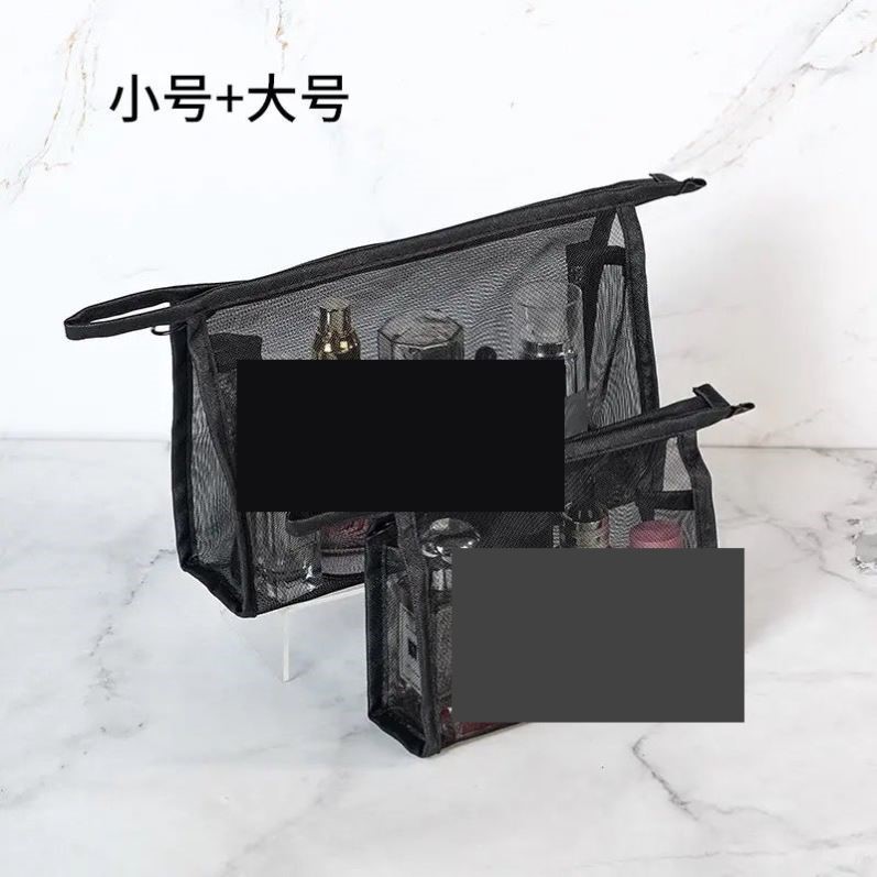 网纱化妆包女2026新款旅行便携大容里内胆包高端ins风透明收纳袋图片
