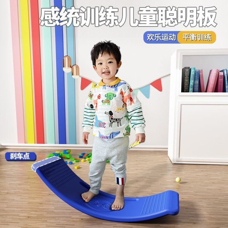 儿童跷跷板宝宝益智平衡板感统训练器材亲子互动专注力训练摇摇板