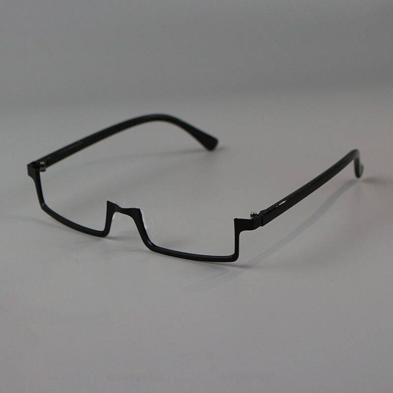 纯欲红色半框眼镜架2026新款眼睛装饰y2k高级御姐动漫无镜片镜框