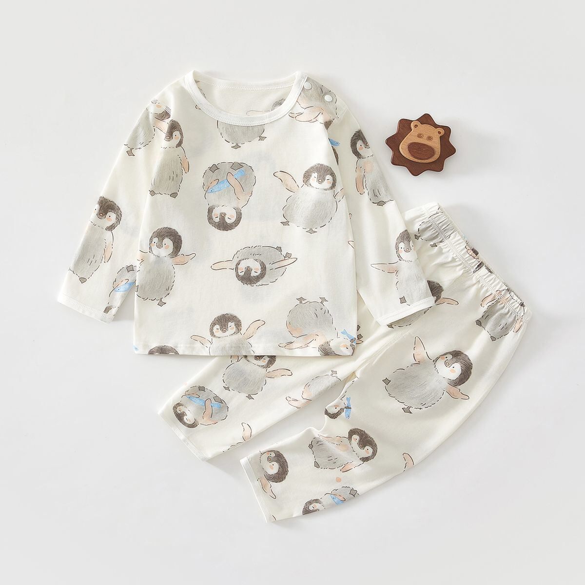 婴儿连体衣薄款纯棉衣服新生的儿夏季长袖空调服男宝睡衣女宝哈衣