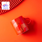 断桥杯潮流创意陶瓷水杯办公室用带手柄大容量杯子亚运会节日送礼