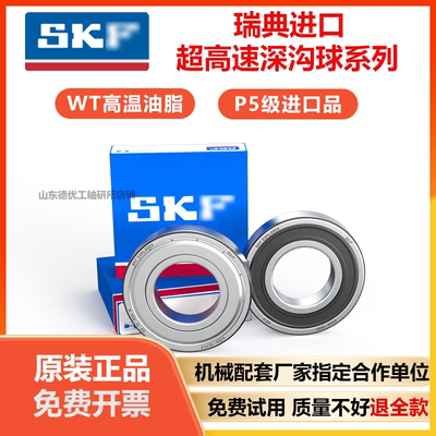 SKF进口轴承 P5级进口品302 6303 6304 6305 6306 6307 6308 6309