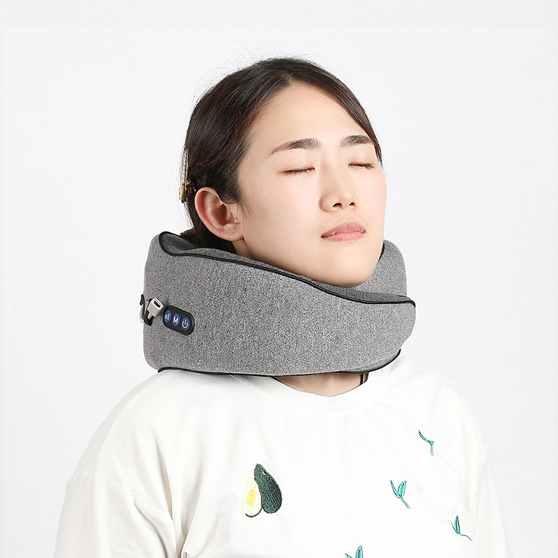 U 자형 베개 전기 어깨 및 경추 목 목 및 어깨 마사지기 반죽 목 물리 치료 유물 다기능 목 보호대