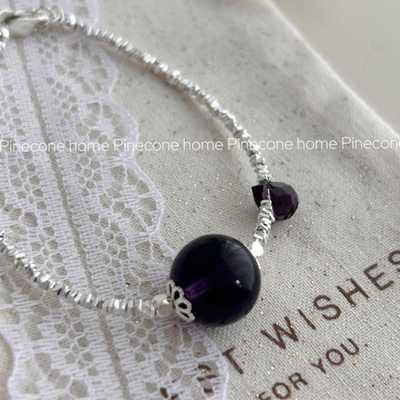 原创海葡萄s925纯银项链