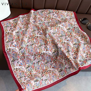 高级感四季 方巾 百搭新款