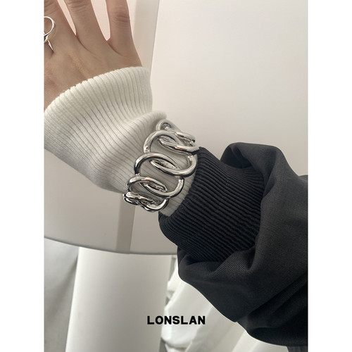 LONSLANACC金属手镯银色