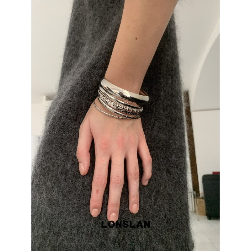 LONSLAN ACC 2024 INS NICHE DESIGN MULTI-LAYER METAL RING