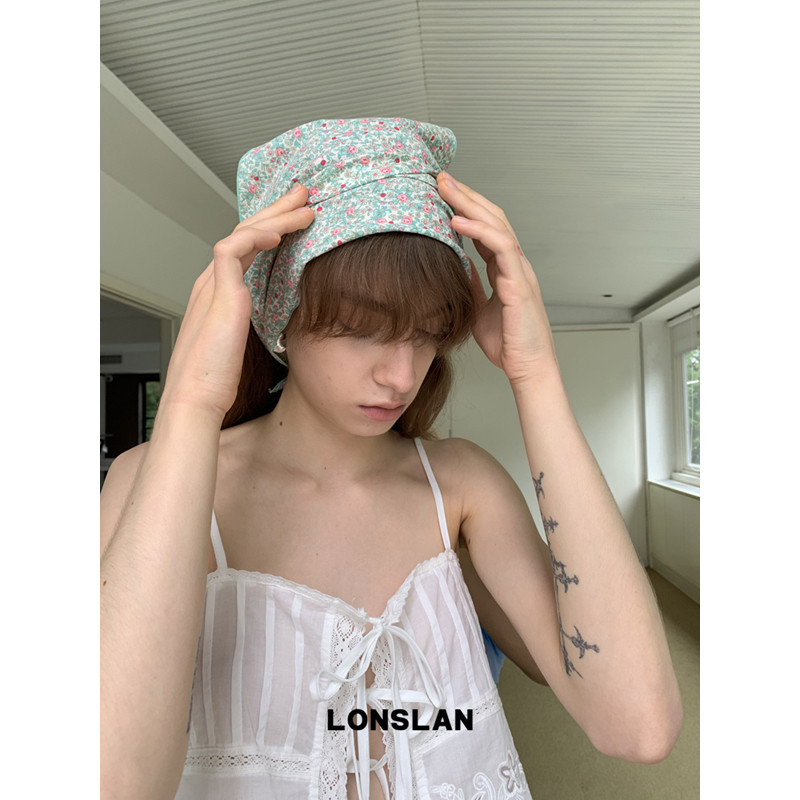 LONSLAN ACC 春夏小方巾丝巾女透气百搭时尚气质领巾发带装饰围巾图片