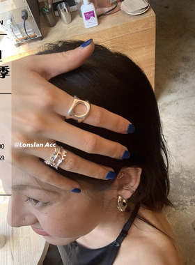 LONSLANACC大镂空宽版小众戒指