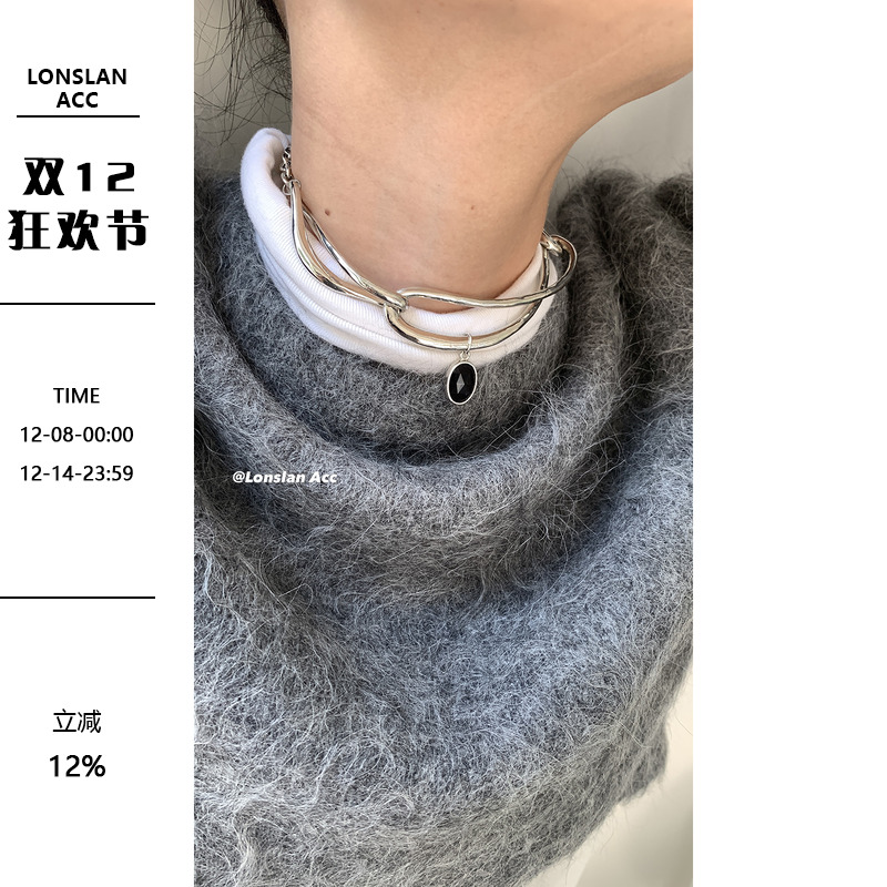 LONSLANACC质感圆球珠子项链