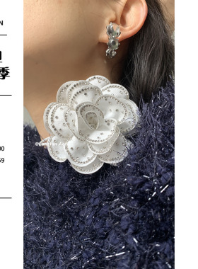 LonslanAcc白色玫瑰花随意绑带链