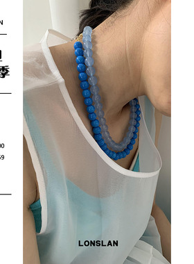 LONSLANACC串珠拼接吸睛项链