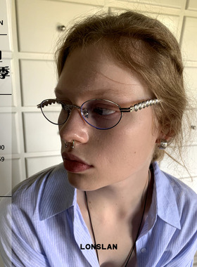 LONSLANACC爱心水钻镜框素颜镜