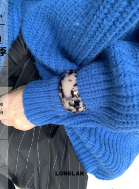 LONSLANACC复古豹纹时髦手镯