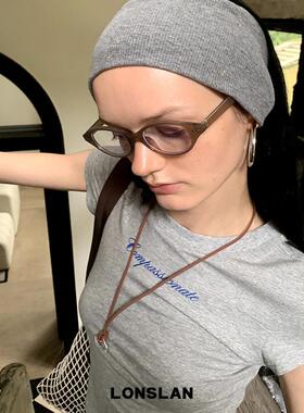 LONSLAN ACC 2024搭配 休闲百搭气波点针织运动束发带头巾