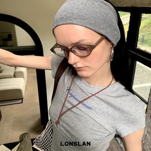 休闲百搭气波点针织运动束发带头巾 2024搭配 LONSLAN ACC