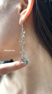 kitty猫咪不规则耳环卡耳坠 可爱有趣hello LONSLAN ACC