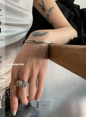 LonslanAcc法式咖色别致戒指