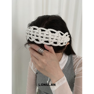 发箍 2025ss春夏简约镂空宽版 LONSLAN ACC