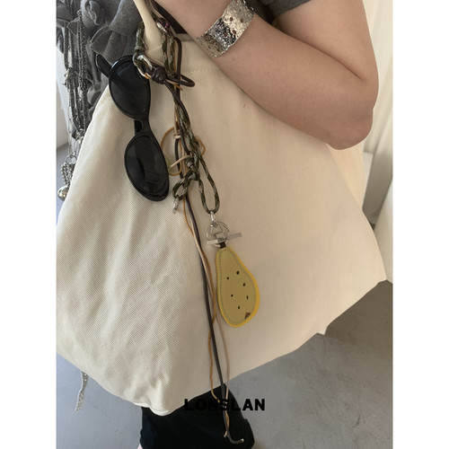 LONSLAN ACC 2025ss重工编织彩色编织绳绑带项链吊坠长款配饰 - 封面