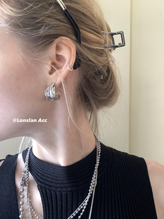 叠层不规则耳环 精致日常搭配好物 LONSLAN ACC