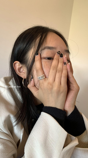 Lonslan S925纯银光面耳饰耳钉耳坠气质耳环 ACC