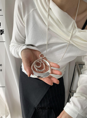 LONSLANACC环形吊坠长款项链