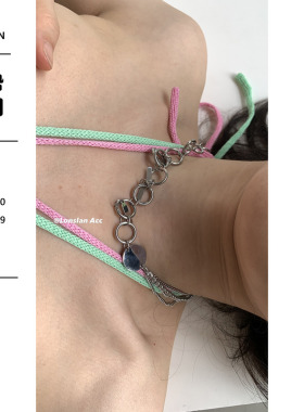 LONSLANACC拼接不规则帅气项链