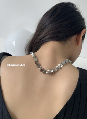 LONSLANACC缠绕帅气金属项链