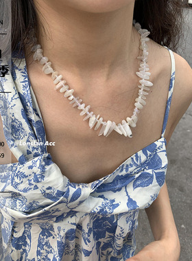 LONSLANACC精致感白不规则项链