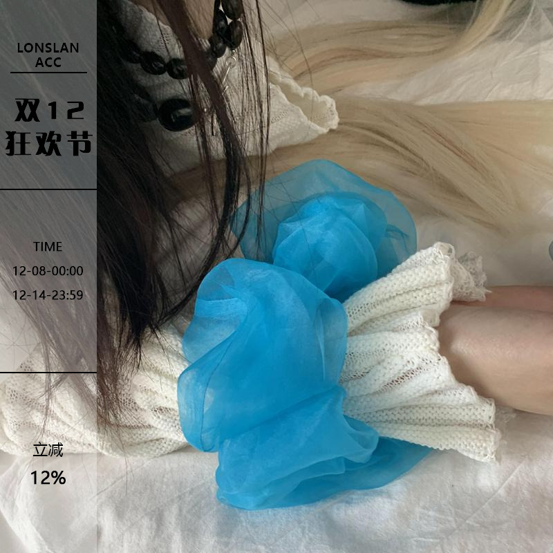 LONSLANACC秋冬雪纺大肥肠发圈