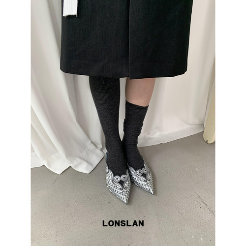 LONSLANACC堆堆袜简约袜子