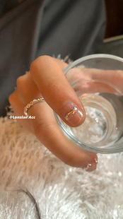 Lonslan ACC  小众麻花细圈法式风S925银扭结戒指