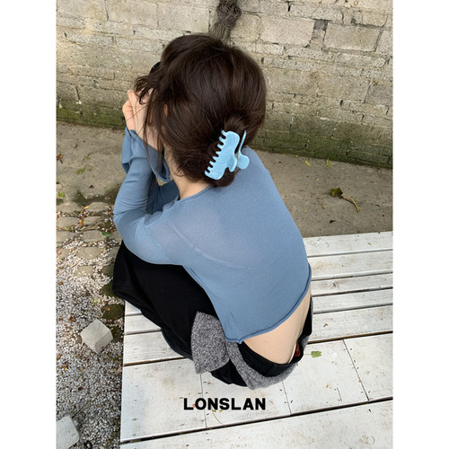 LONSLAN ACC韩系高质感树脂发抓百搭鲨鱼夹头饰