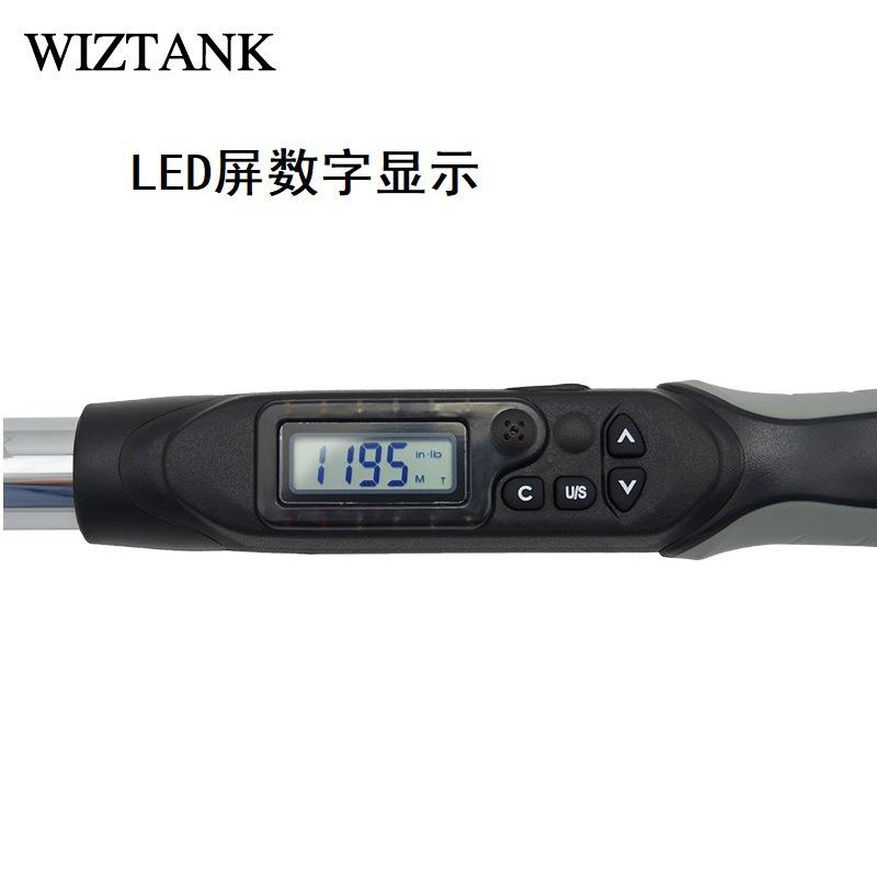 台湾WIZTANK可换头式数显扭力扳手WEC3-135BN扭矩扳手WEC3-135AN
