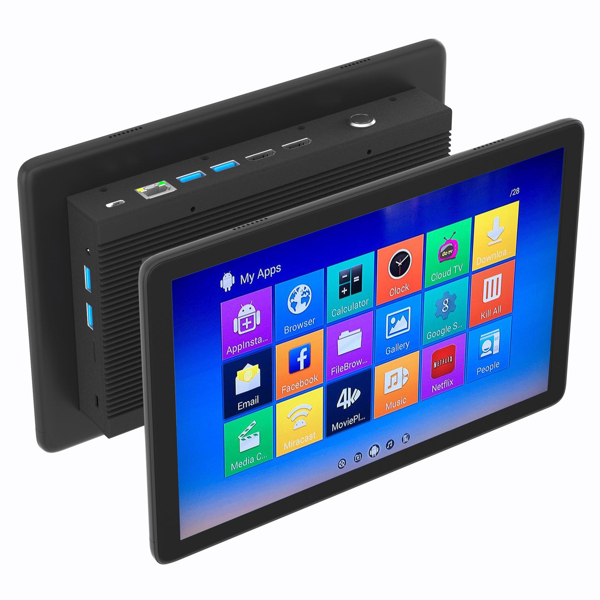 7/15.6寸工控一体机嵌入触摸显示器PLC数控工业平板电脑Win10安卓