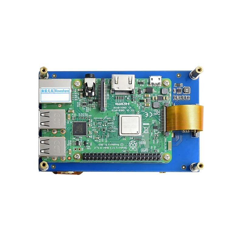 树莓派4.3寸五点触摸显示器 MIPI DSI接口电容触控屏 IPS广视角