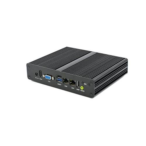 艾快J1900双网口多个USB接口超微显示盒子迷你工控主机