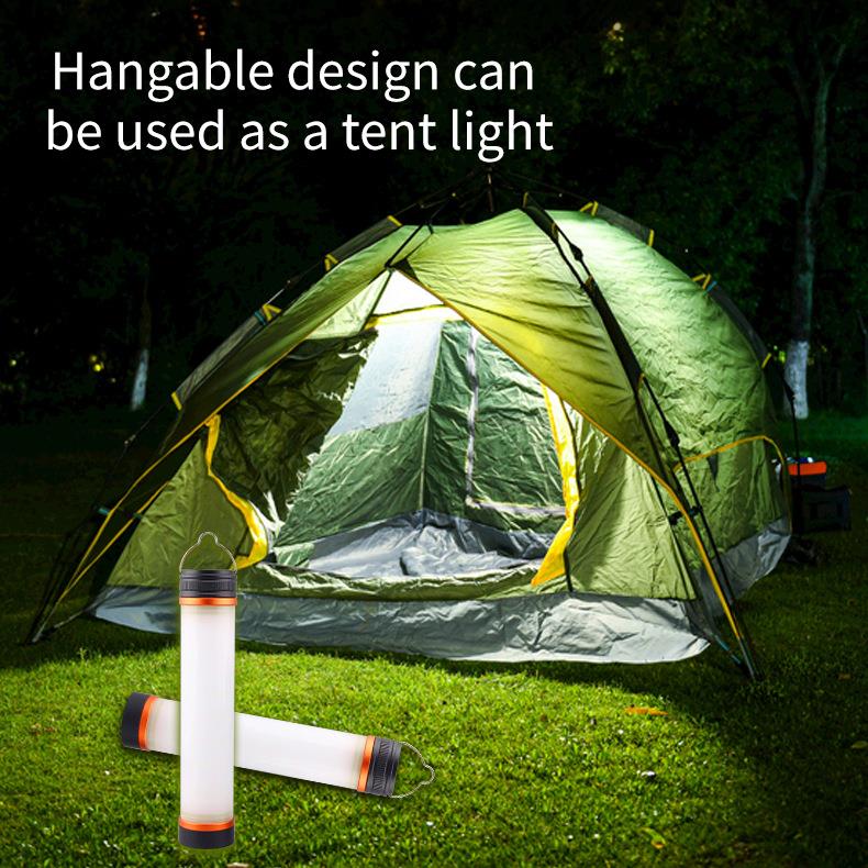 户外防水帐篷露营野营灯usb充电多功能手提挂灯大功率强光手电筒